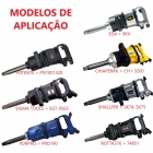 Kit Palhetas Chave de Impacto 1´´ 367 kgf/m com Juntas